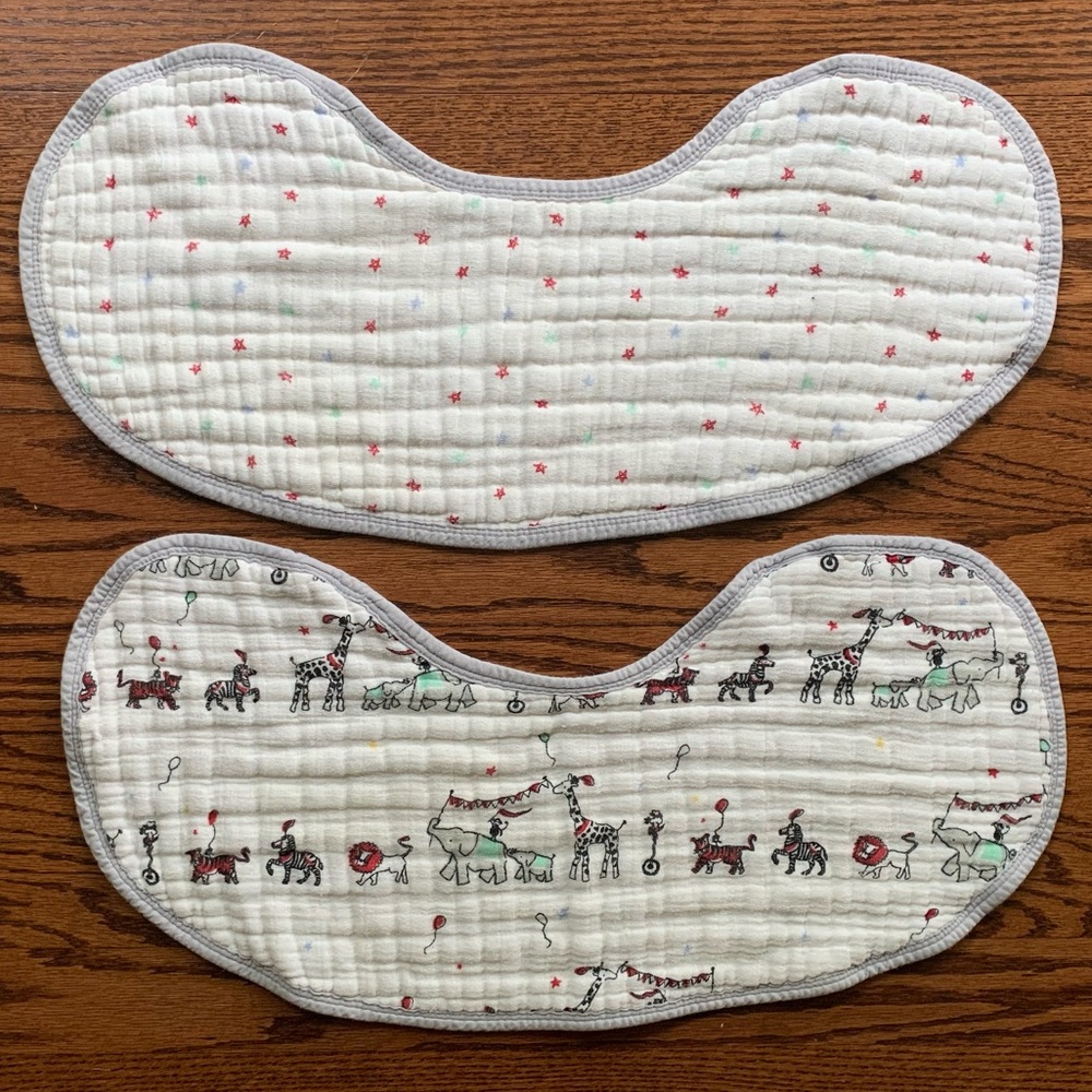Aden + Anais Burpy Bibs.